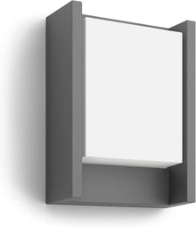 Philips Arbour ultraeffiziente Wandleuchte, 1x 3,8 W ,warmweiß, anthrazit, Neutralweiß