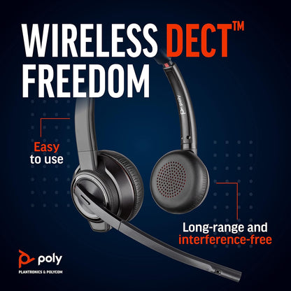 Plantronics- Poly 8220-M UC MS Stereo USB-C D200-M Mit Ladestation 209814-02