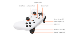 Google Stadia Controller (OHNE Chromecast) NEU/OVP - GB + EU Adapter