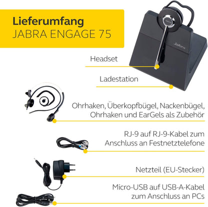 Jabra Engage 75 Convertible mit Basisstation 9555-583-111