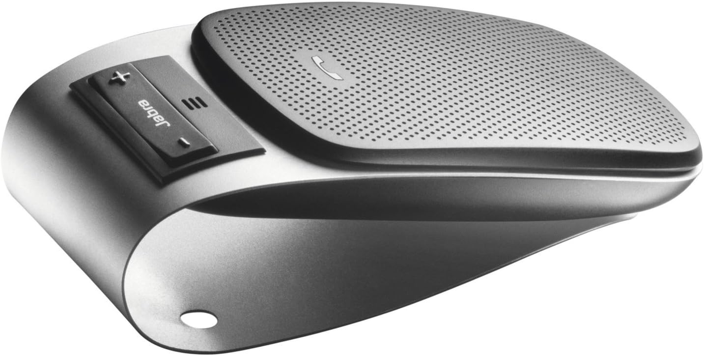 Jabra Drive Bluetooth-Freisprecheinrichtung für Fahrzeuge – Geräuschunterdrückendes Freisprechmikrofon und Lautsprecher für Anrufe, Musik-Streaming und GPS – Schwarz
