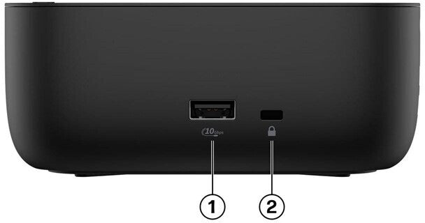HP G6 USB-C Dockingstation 100W - inkl. Netzteil 9X3V1UT#ABB