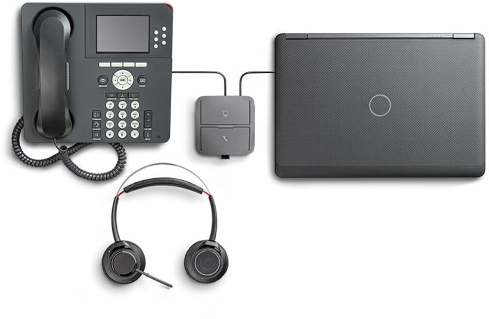 Plantronics MDA220 USB Regler für Headset Schwarz 207414-03