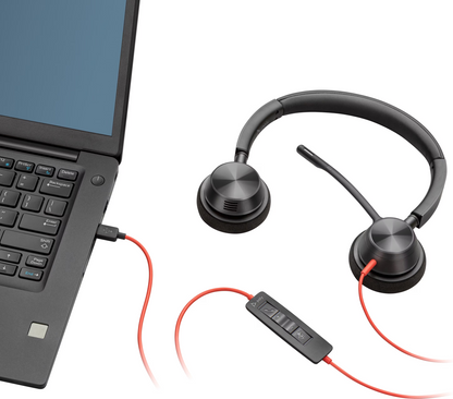 Poly Blackwire 3320 Stereo USB-A Headset 213934-01
