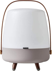 Kooduu Lite-Up Play - Design LED-Licht und Bluetooth-Lautsprecher Innovatives Stimmungslicht mit Zusatznutzen - Beleuchtung, Bluetooth-Speaker & Dekoration durch Dänisches Design - 29x40cm - Earth