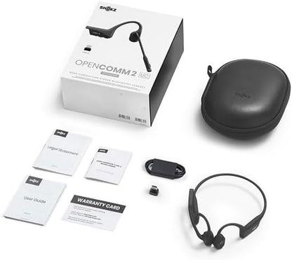 Shokz OpenComm2 UC 2025 Upgrade With USB-C Dongle C120-AC-BK-EU-000