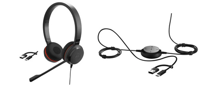 Jabra Evolve 30 II UC Stereo USB-C/A Headset 5399-829-369