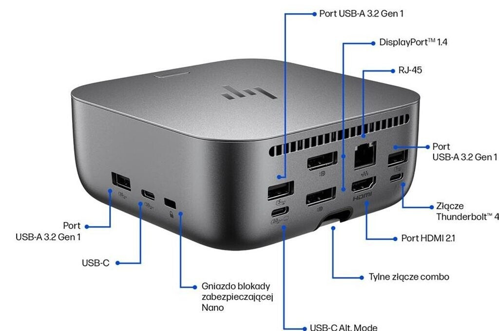 HP G6 Thunderbolt 4 Ultra Dockingstation 180W P15368-001 9X481UT#ABB