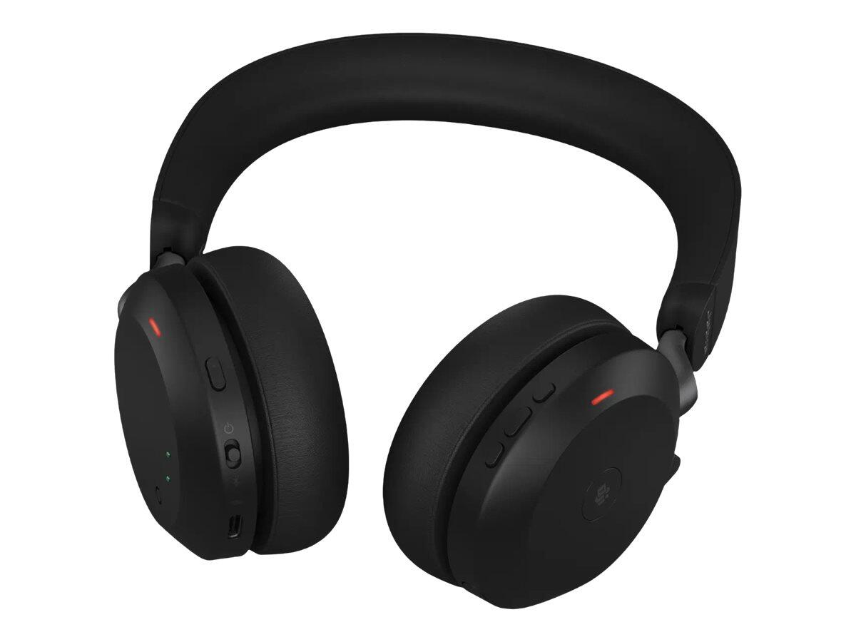 Jabra Evolve2 75 UC Stereo USB-C Headset Link380c Schwarz 27599-989-899