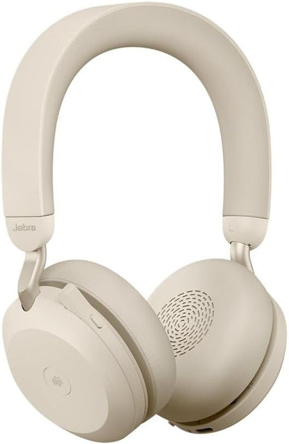 Jabra Evolve2 75 MS Stereo USB-A Headset Link380a Beige 27599-999-998