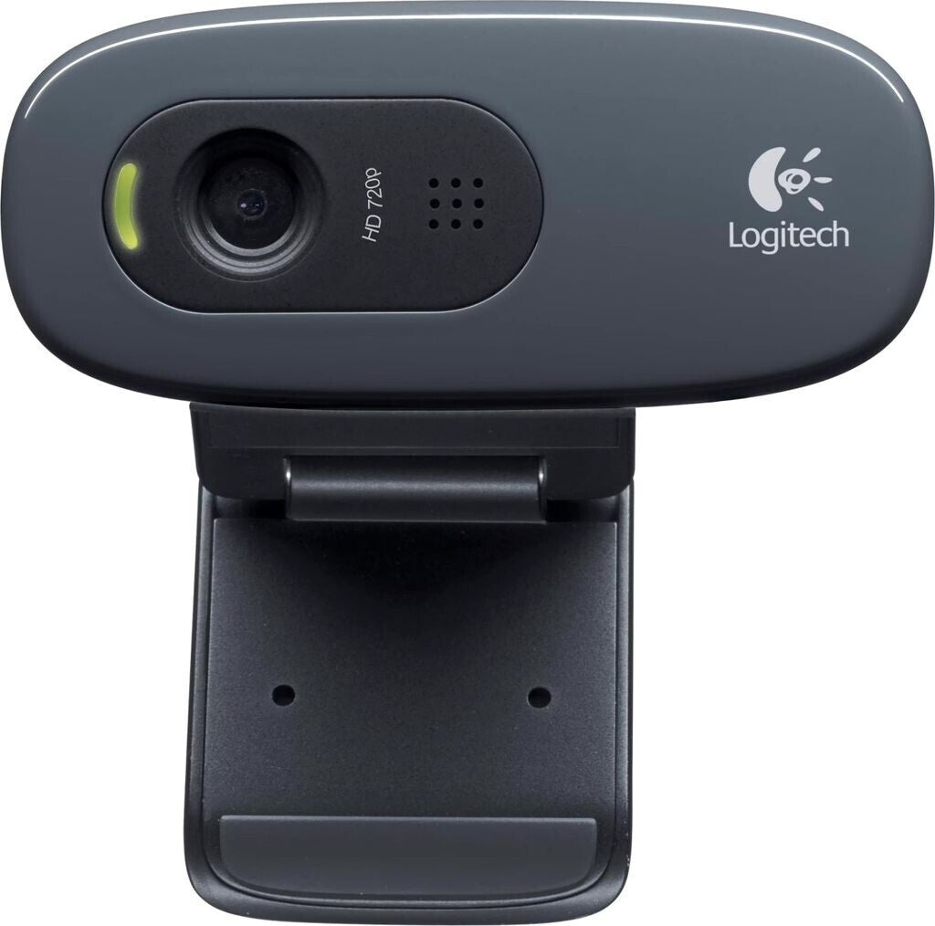 Logitech C270 Webcam, HD 720p, 60° Sichtfeld, Fester Fokus, Belichtungskorrektur, USB-A 960-001063
