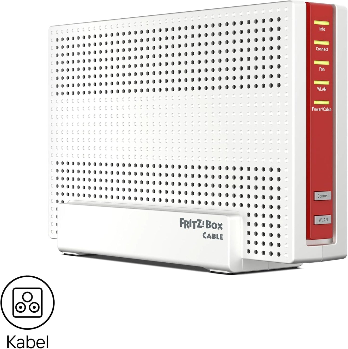 FRITZ!Box 6690 Cable Router für einen Kabelanschluss DOCSIS 3.1-Kabel-Modem, 4x4 Wi-Fi 6 (WLAN AX) mit 4.800 MBit/s (5 GHz) + 1.200 MBit/s (2,4 GHz), 1x 2,5-Gigabit-LAN-Anschluss, USB 3.0, DECT