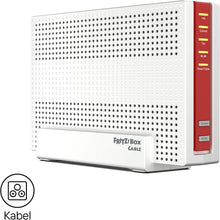 FRITZ!Box 6690 Cable Router für einen Kabelanschluss DOCSIS 3.1-Kabel-Modem, 4x4 Wi-Fi 6 (WLAN AX) mit 4.800 MBit/s (5 GHz) + 1.200 MBit/s (2,4 GHz), 1x 2,5-Gigabit-LAN-Anschluss, USB 3.0, DECT