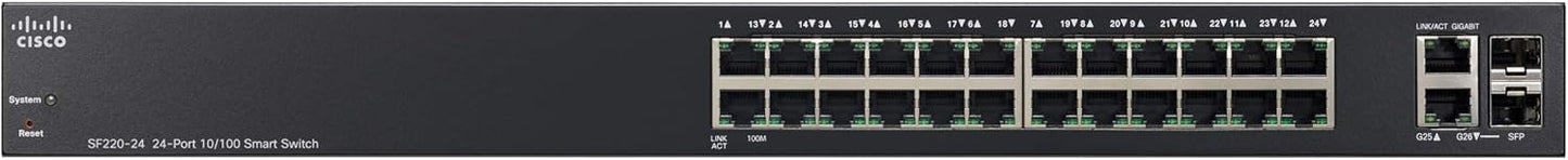 Cisco 220 Series 24-Port Managed Switch SF220-24-K9-EU