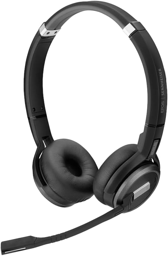 Sennheiser EPOS Impact SDW 5063 EU DECT Gap Stereo Headset für Softphone/PC USB-Anschluss Skype for Business Zertifiziert