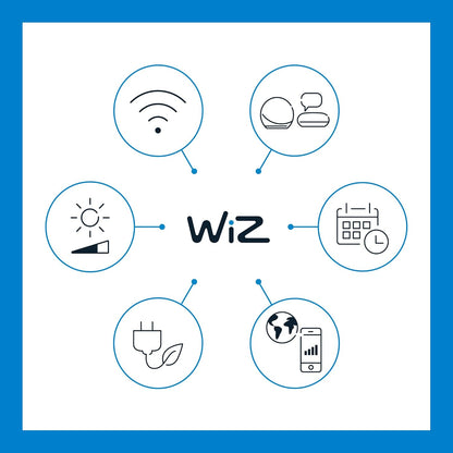WIZ LED 4er Wand- und Deckenspot Deckenleuchte Wandleuchte schwarz 4x 5W