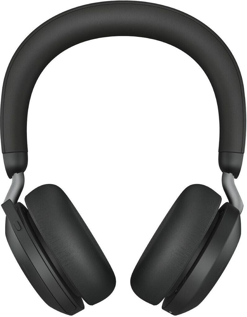 Jabra Evolve2 75 UC Stereo USB-A Headset mit Ladestation Link380a Schwarz 27599-989-989