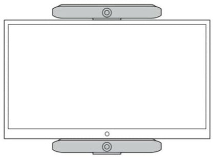 HP Poly Studio X70/X72/V72 VESA-Halterung Weiß 875L2AA
