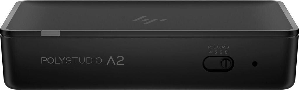 HP Poly Studio A2-Audiobridge mit CAT6A- und Mikrofonverlängerungskabel und Montageplatte