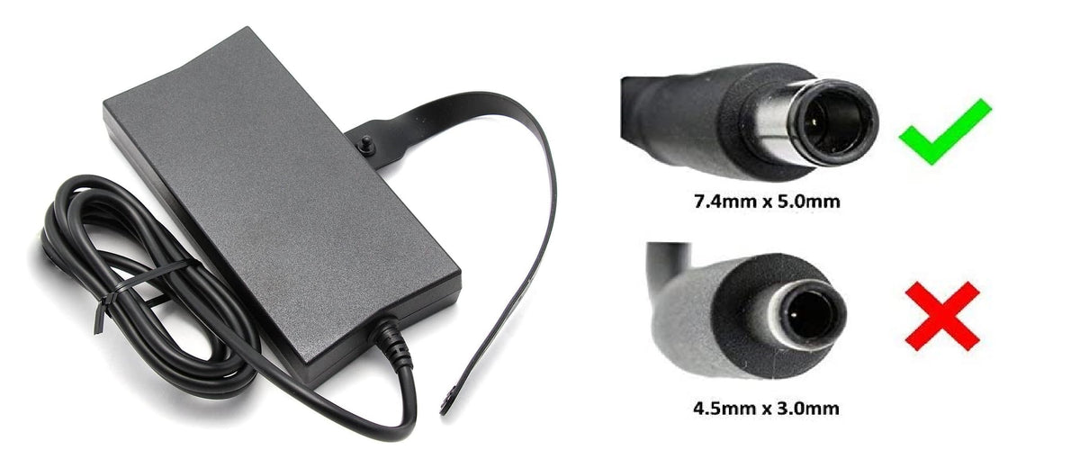 DELL 130 Watt 7,4mm Netzteil inkl. Stromkabel