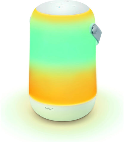 WiZ Tunable White and Color Mobile Tischleuchte, tragbare LED Leuchte mit 16 Mio. Farben Weiß  9290032115