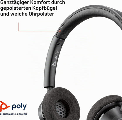 Poly Blackwire 3320 USB-A Stereo Headset BW3320-M