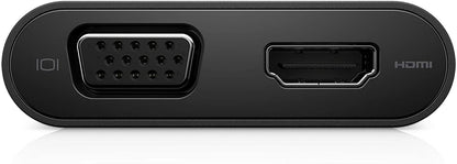 DELL DA200 USB-C 4-in-1 Travel Adapter  – HDMI, VGA, USB 3.0, Gigabit-Ethernet