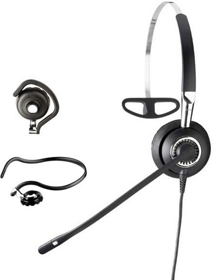 Jabra Biz 2400 Mono MS USB-A  On-Ear Wideband 3 in 1 Headset 2496-823-104