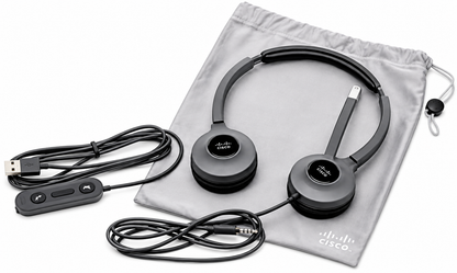Cisco Systems Headset 522 Kabelgebunden Stereo On-Ear-Headset USB-A dunkelgrau