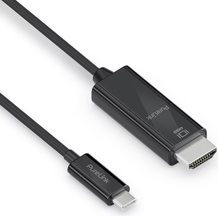 PureLink IS2201 Adapterkabel USB-C auf HDMI 4K@60Hz 2m schwarz IS2201-020