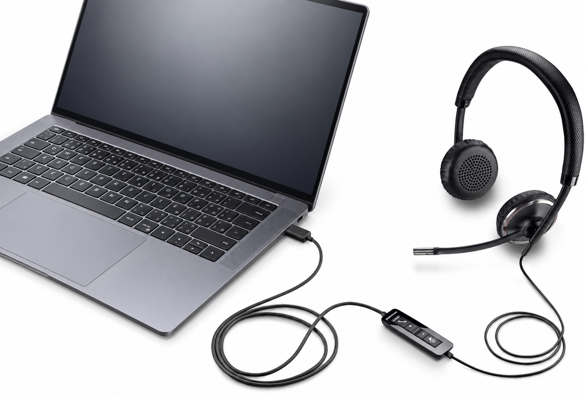 Plantronics Blackwire C520-M Stereo Headset USB-A 88861-02