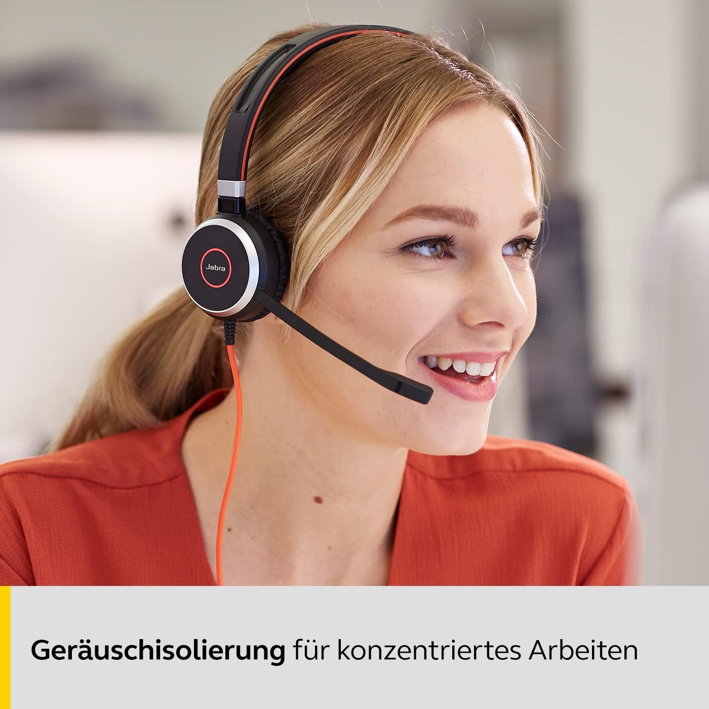 Jabra Evolve 40 UC Stereo Headset mit USB-A Kontroller 6399-829-209