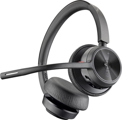 Plantronics Voyager 4320 UC MS USB-C Headset MIT Ladestation