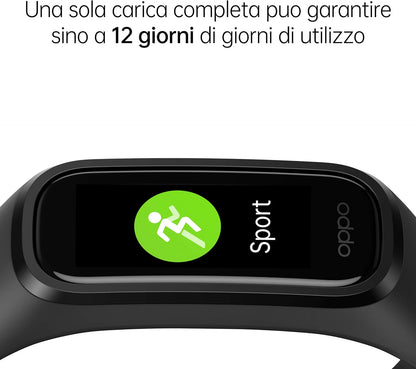 Oppo Band Sport schwarz Fitnesstracker Schrittzähler Herzfrequenz