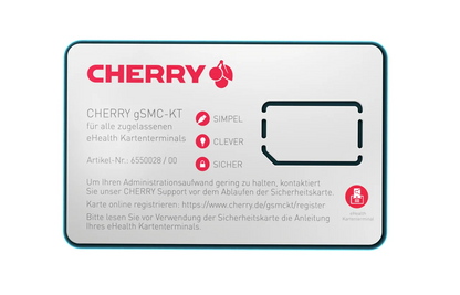 CHERRY gSMC-KT-2.1 ECC-fähige Sicherheitskarte zur Verwendung eines gematik-zugelassenen eHealth Kartenterminals