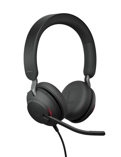 Jabra Evolve2 40 SE UC Stereo USB-A Headset – 24189-989-999