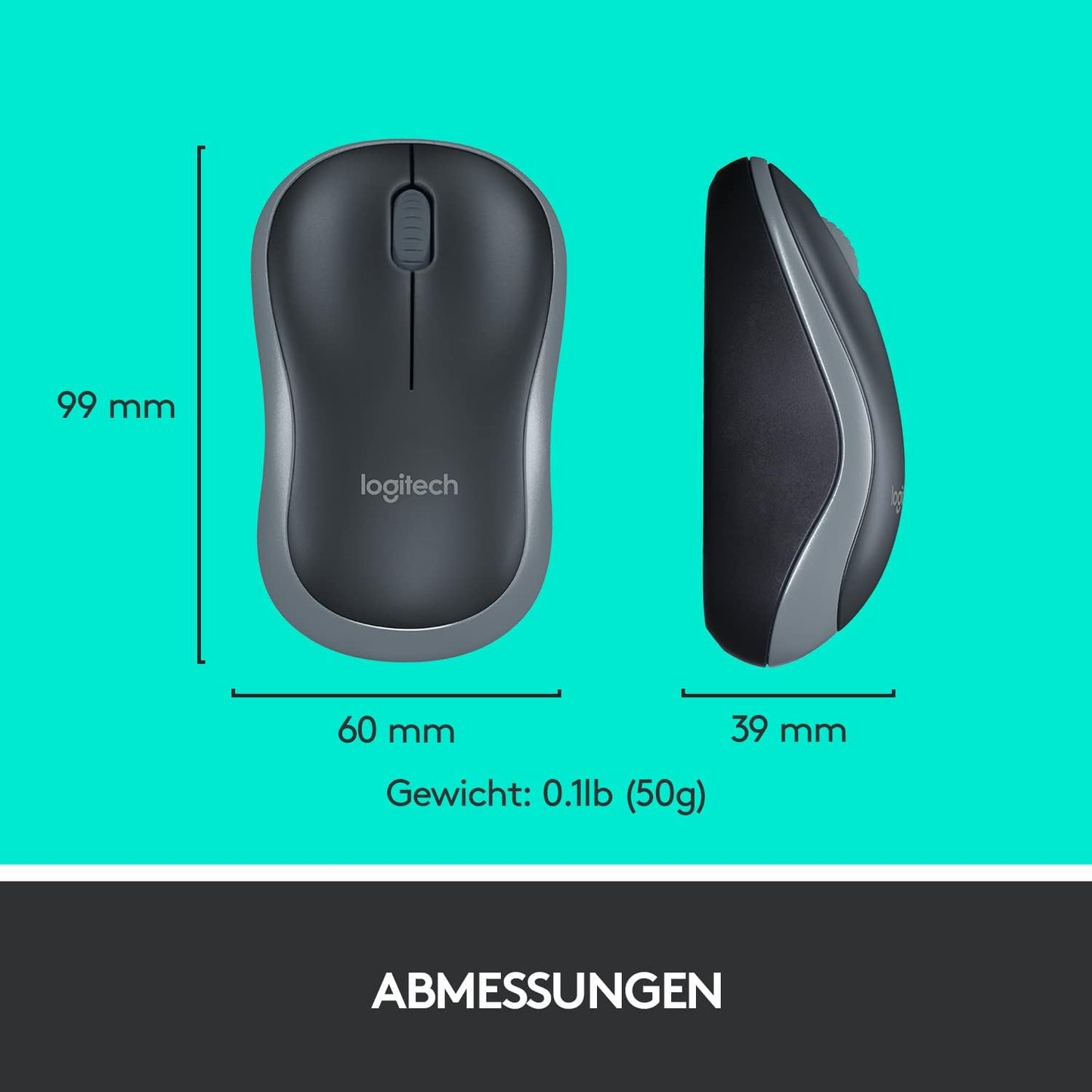 Logitech MK850 Performance Kabelloses Tastatur-Maus-Set, Bluetooth, 2.4 GHz Verbindung via USB-Empfänger, 24 bis 36-Monate Akkuleistung, Handballenauflage, Deutsches QWERTZ-Layout 920-008221, Schwarz
