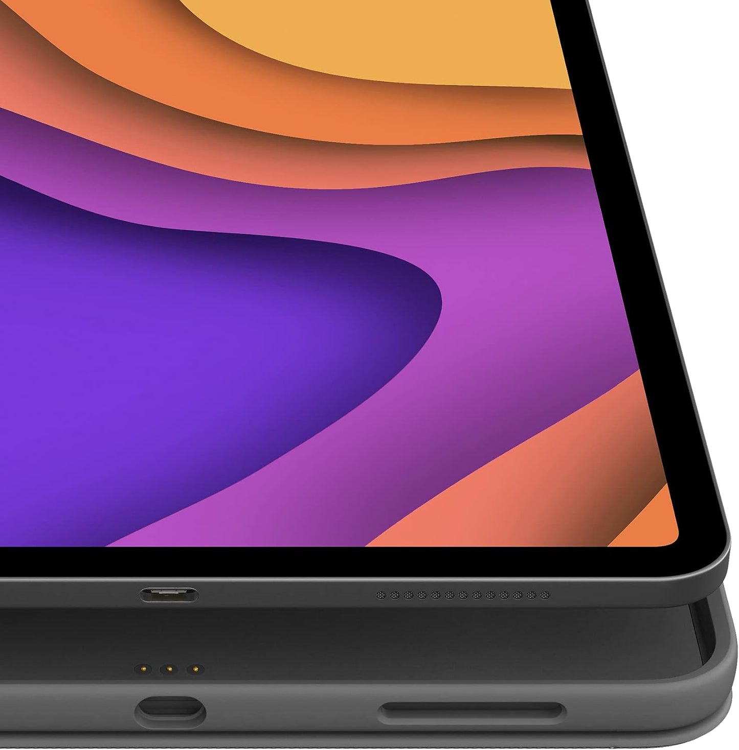 Logitech Folio Touch iPad Hülle Tastatur für iPad Air 4. Gen 5. Gen 2020, 2022, Italienisches QWERTY-Layout - Grau