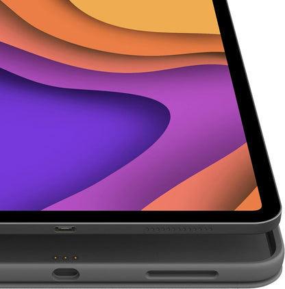 Logitech Folio Touch iPad Hülle Tastatur für iPad Air 4. Gen 5. Gen 2020, 2022, Italienisches QWERTY-Layout - Grau