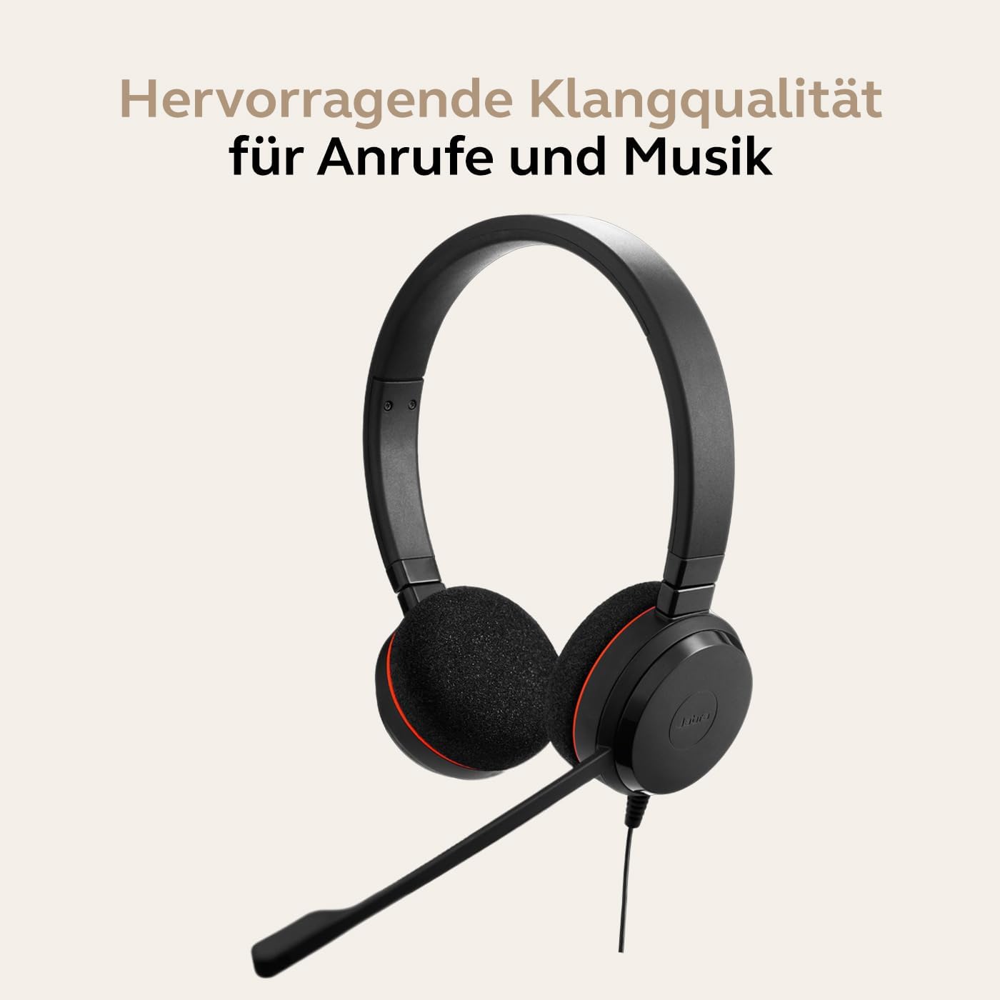 Jabra Evolve 20 MS Stereo USB-A Headset 4999-823-109