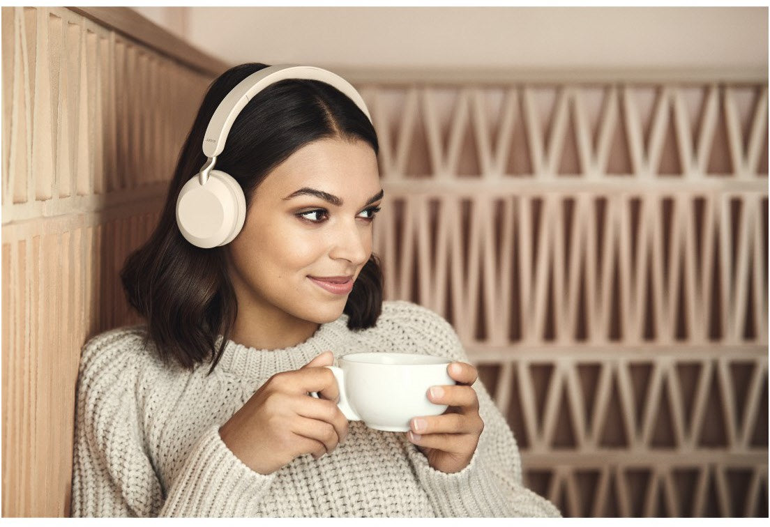 Jabra Elite 45h Over-Ear Bluetooth Stereo Kopfhörer Beige
