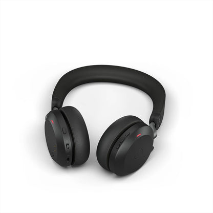 Jabra Evolve2 75 MS Stereo USB-C Headset mit Ladestation Link380c Schwarz 27599-999-889