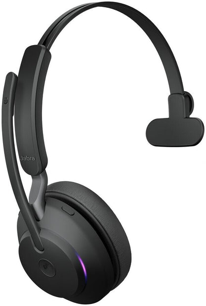 Jabra Evolve2 65 MS Mono USB-A Headset Link380a Schwarz 26599-899-999