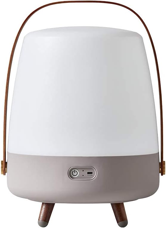 Kooduu Lite-Up Play - Design LED-Licht und Bluetooth-Lautsprecher Innovatives Stimmungslicht mit Zusatznutzen - Beleuchtung, Bluetooth-Speaker & Dekoration durch Dänisches Design - 29x40cm - Earth