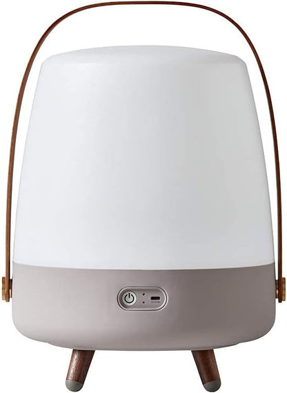 Kooduu Lite-Up Play - Design LED-Licht und Bluetooth-Lautsprecher Innovatives Stimmungslicht mit Zusatznutzen - Beleuchtung, Bluetooth-Speaker & Dekoration durch Dänisches Design - 29x40cm - Earth