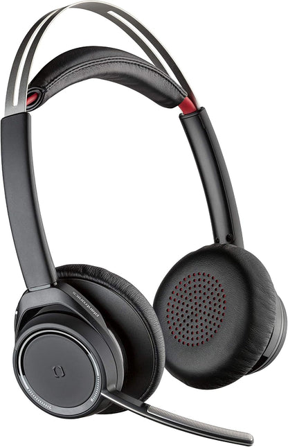 Plantronics Poly Voyager Focus UC B825-M Stereo USB-A Headset MIT Ladestation 202652-102