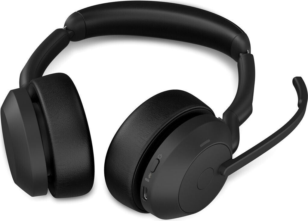 Jabra Evolve2 55 MS Stereo USB-A Headset Link380a Schwarz 25599-999-999