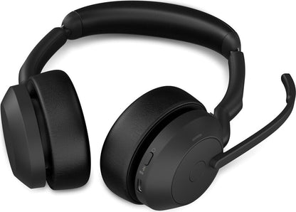 Jabra Evolve2 55 MS Stereo USB-A Headset Link380a Schwarz 25599-999-999