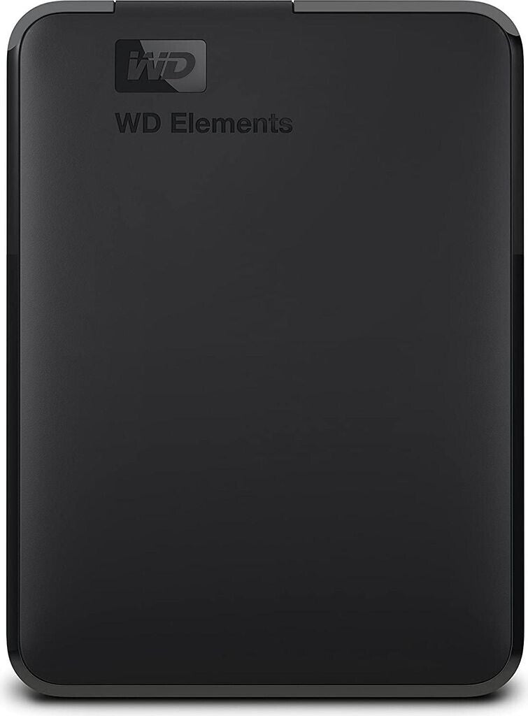 Western Digital Elements Portable externe Festplatte 1 TB (mobiler Speicher, USB 3.0-Schnittstelle, Plug-and-Play, für Windows formatiert) Schwarz