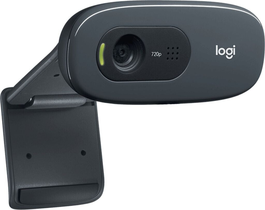 Logitech C270 Webcam, HD 720p, 60° Sichtfeld, Fester Fokus, Belichtungskorrektur, USB-A 960-001063
